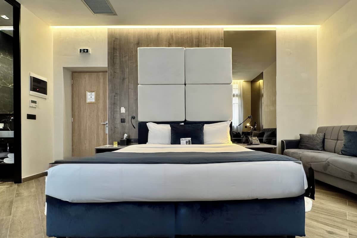 Blue Royal Suite | Sábanas de algodón egipcio y ropa de cama de alta calidad