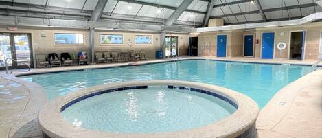 Indendørs pool, opvarmet pool