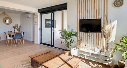 Vue sur le Canal du Midi â Appartement confortable pour 6 voyageurs