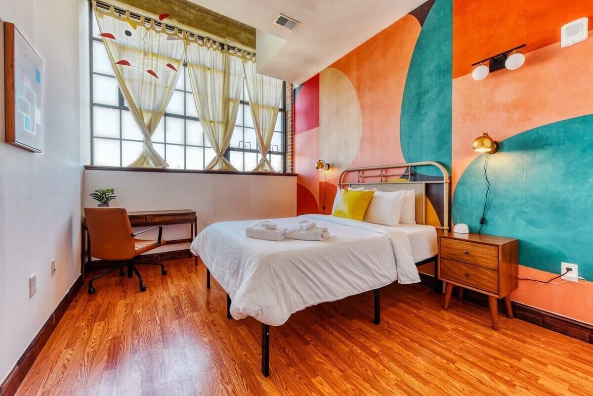 2 bedrooms, desk, iron/ironing board, free WiFi