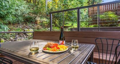 Lazy Bear-3 for 2 to Apr! Relaxing Log Cabin Near-Guerneville! HtTb - Pup