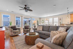 TV - Shark Shak 6 Bedrooms Second Row (Garden City Beach)