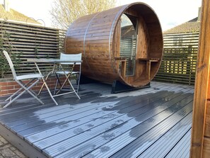 Apartment, 1 Queen Bed | Balcony - Contemporary Guest House With Outside Barrel Sauna (Wadebridge)