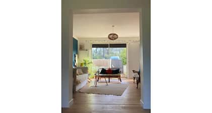 A colorful home with a vacation spirit