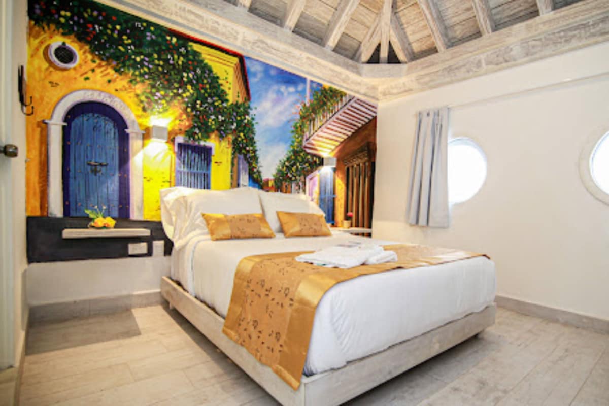 Premium bedding, down duvets, Select Comfort beds, blackout curtains