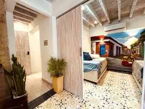 Deluxe-Apartment | Hochwertige Bettwaren, Daunenbettdecken, Select-Comfort-Betten