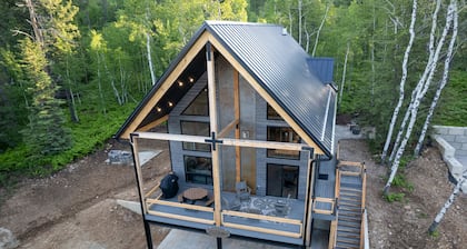Luxury Mountain Cabin with Hot Tub, Fire pit, EV Charger, Skiing <.3 miles away