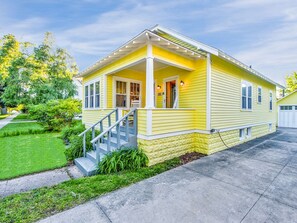 Exterior - Sun Haven | Vibrant Summer Home w/ Fire Pit, Moments to Downtown and the Lake (South Haven)