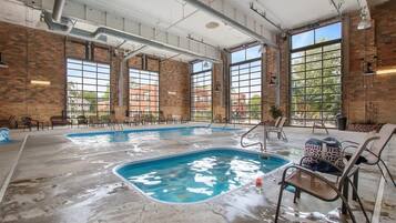 Indoor pool, a heated pool