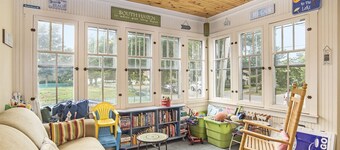 South Beach | Family Cottage with Views of Lake Michigan from 3-Season Porch