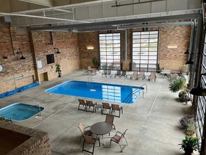 Indoor pool, a heated pool