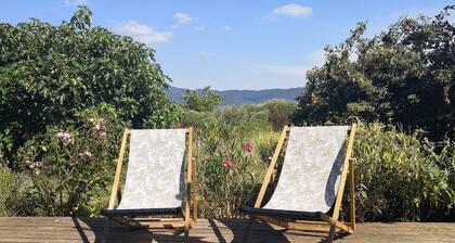 Charming Guesthouse with view to countryside and Mont Ventoux