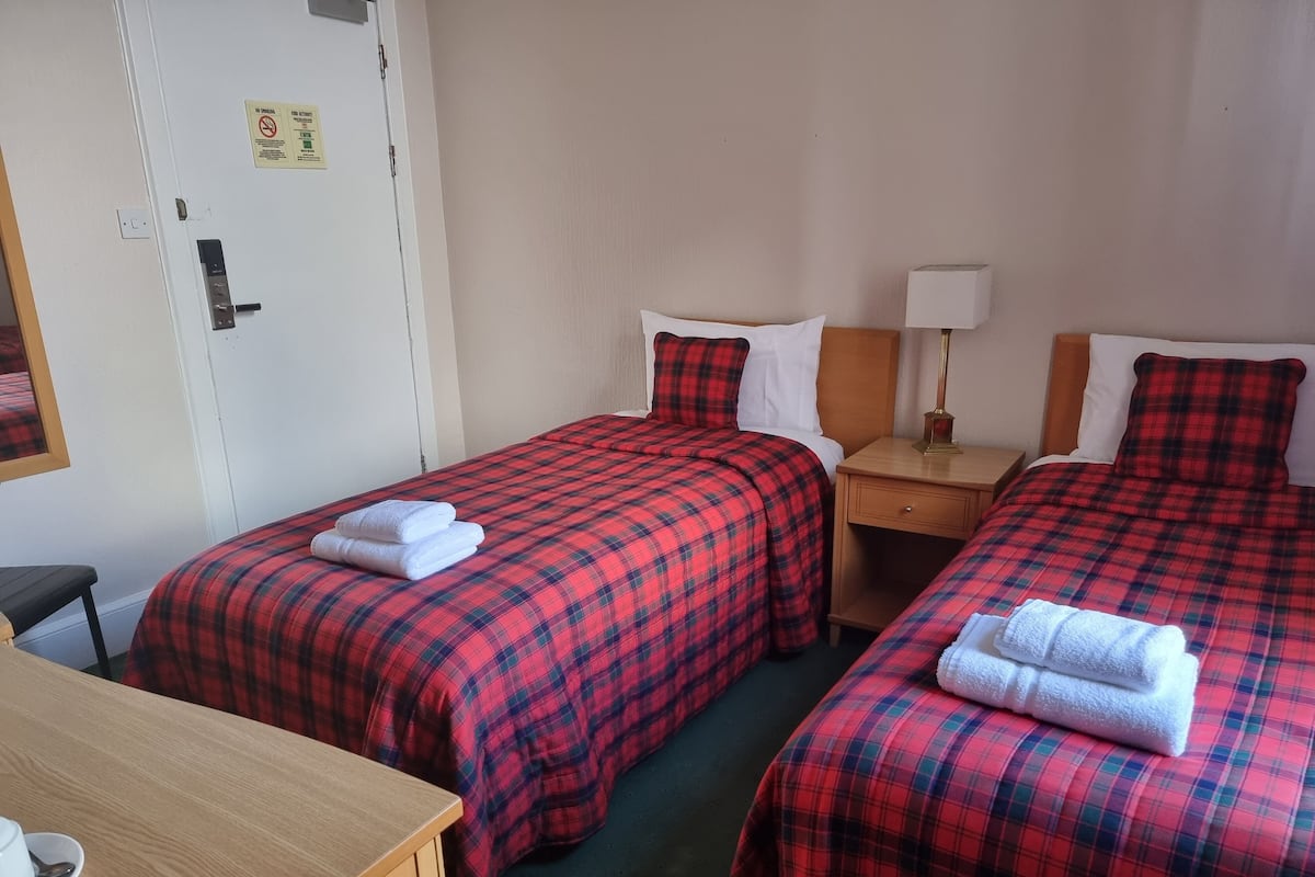 Desk, iron/ironing board, free WiFi, bed sheets