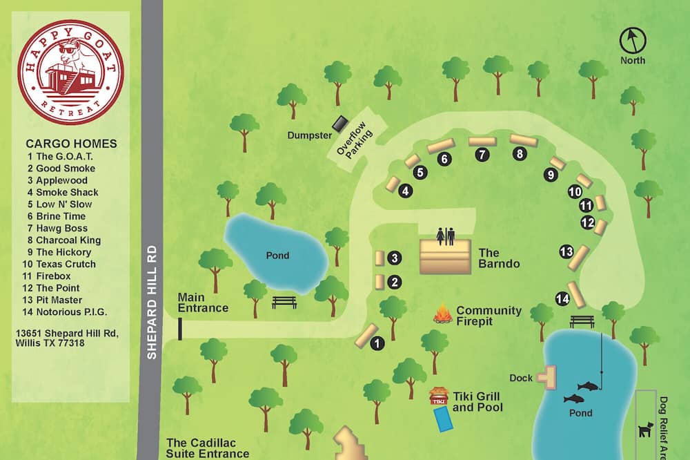 Five Spice Powder 2 mins to Lake Conroe! Heated Pool, Stocked Ponds, Cute Pygmy Goats