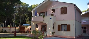 Apts Šime Soline- Two bedroom apartment with garden view terrace