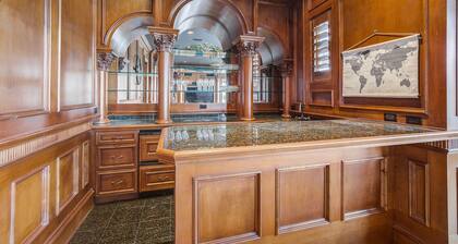 AMAZING 4 level SIESTA KEY home on large water with dock, crows nest, spa/pool