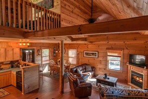 Fernseher, Kamin, Videospiele