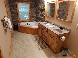 Bathtub, hair dryer