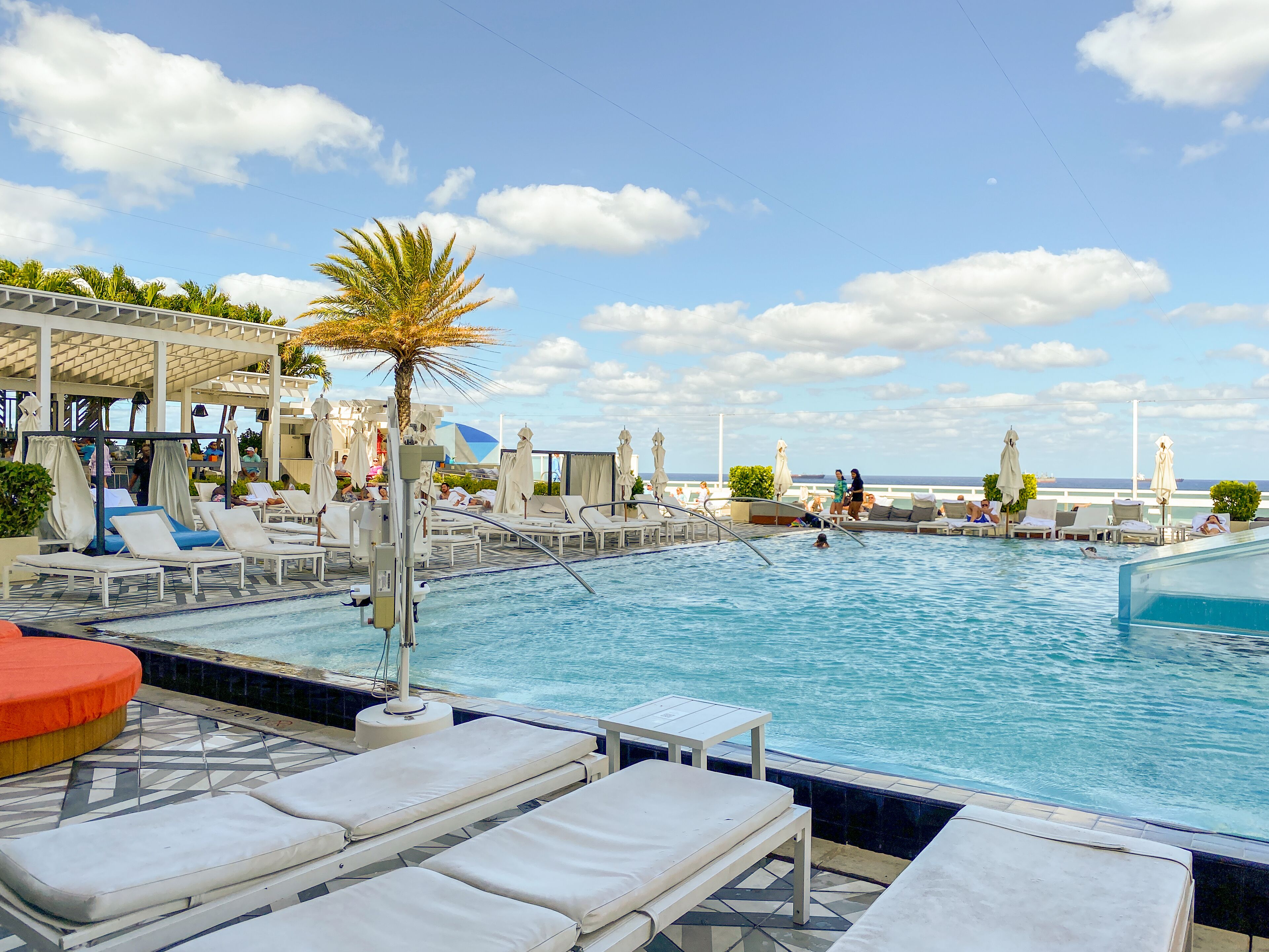 2 outdoor pools, open 9:00 AM to 7:00 PM, cabanas (surcharge)