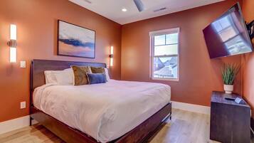 1 habitación, tabla de planchar con plancha, wifi gratis y ropa de cama