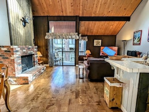 TV, fireplace, DVD player