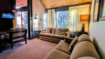 TV, fireplace, DVD player