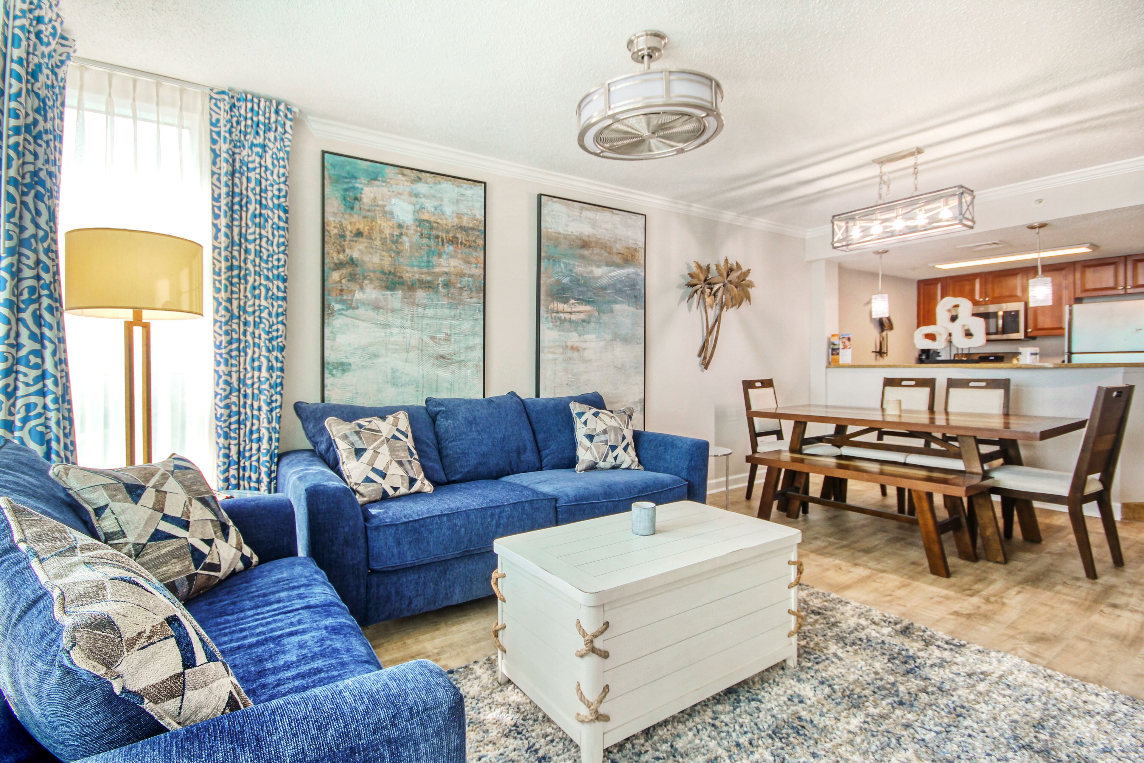 Ocean view condo at Dunes Village with pools, waterpark, hot tub, & WiFi