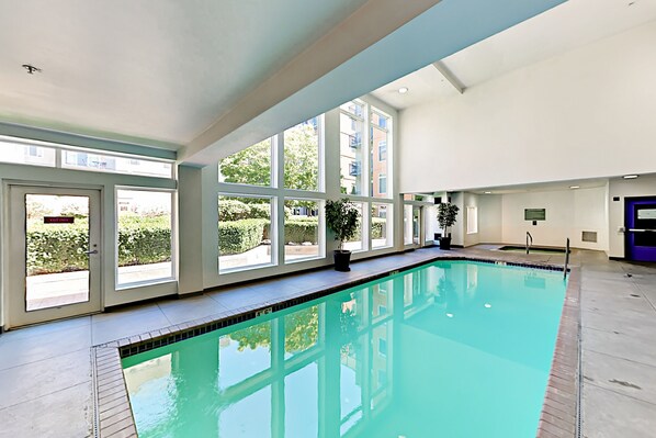 Indoor pool, a heated pool