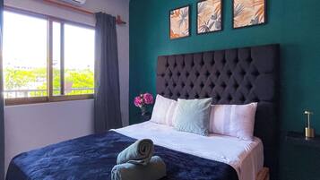 5 bedrooms, in-room safe, iron/ironing board, travel crib