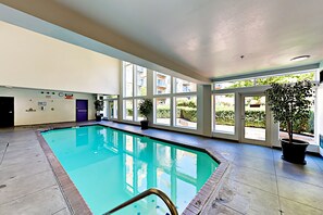 Indoor pool, a heated pool