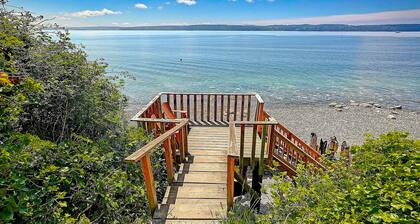 Driftwood Hideaway | Gourmet Kitchen, Large Deck with Sound Views, EV Charger