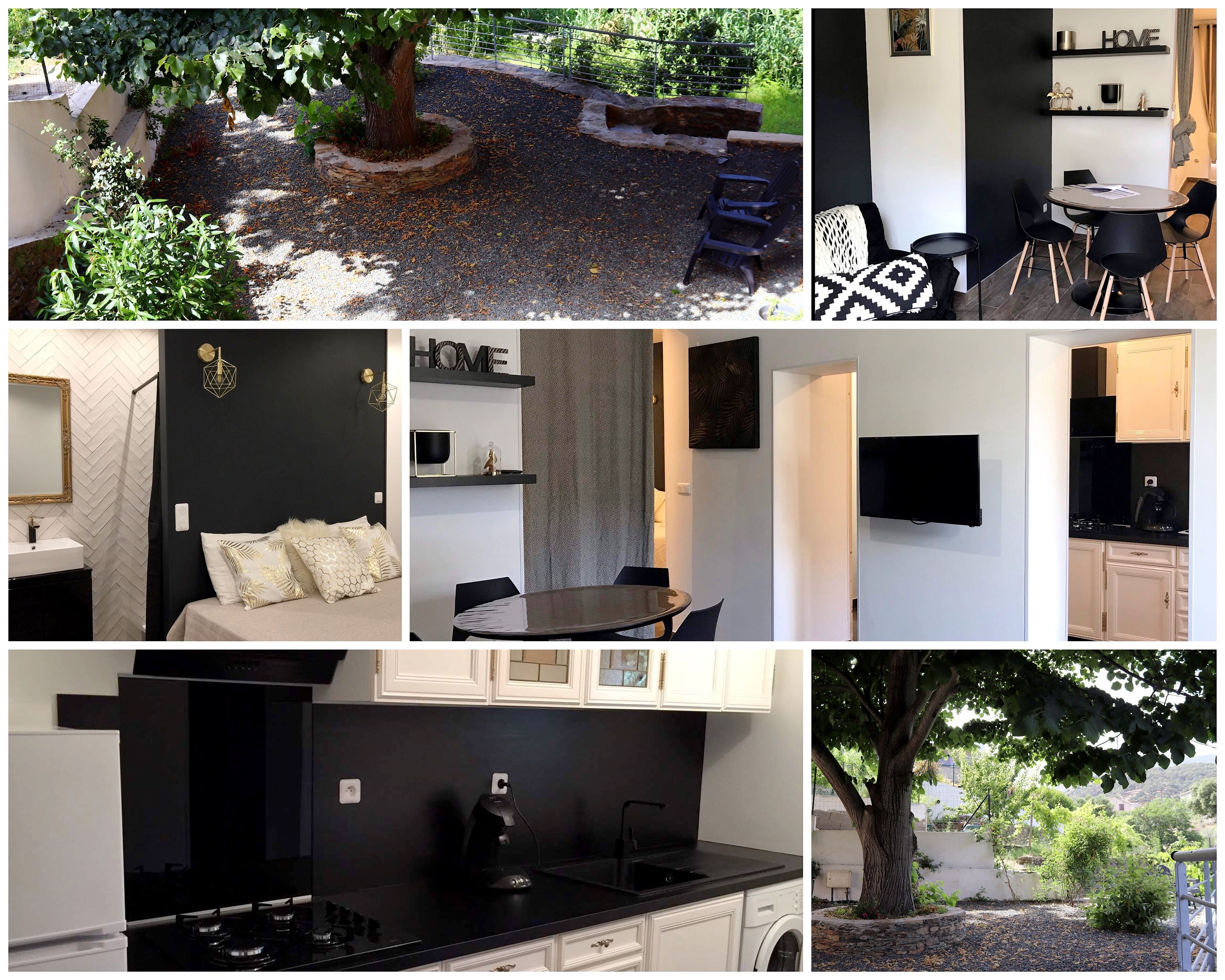 With private garden in Bastia Sud close to shops, 5 minutes from the beach.