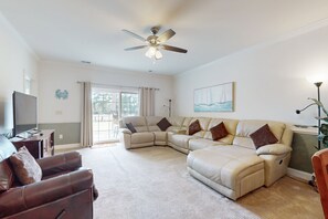TV - Coastal Charmer | Balcony, On-Site Pool | Short Drive to Beach (Myrtle Beach)