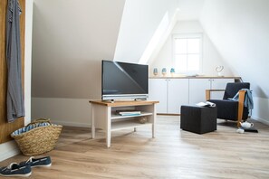 Televisión, reproductor de DVD y estéreo 