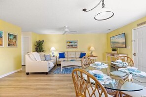 Smart TV, DVD player, books, video library - Endless Summer Condo • 6-Min Walk to Beach + Pool & Hot Tub (North Myrtle Beach)