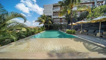 Indoor pool, outdoor pool