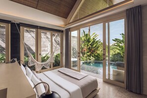 Villa, 1 Schlafzimmer, eigener Pool (Royal Smart with Hot tub) | Hochwertige Bettwaren, Minibar, Zimmersafe, individuell eingerichtet