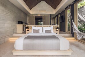 Villa, 1 habitación, piscina privada (Royal Smart with Hot tub) | Ropa de cama de alta calidad, minibar, caja fuerte