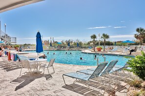 Outdoor pool, a heated pool - Lovin' My Shore Life @ Sea Watch Resort NT 1 bdrm, 1 bath (Myrtle Beach)