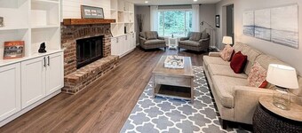 Serene 1-Acre Retreat with Gourmet Kitchen - Grill, Alfresco Dining & Firepit
