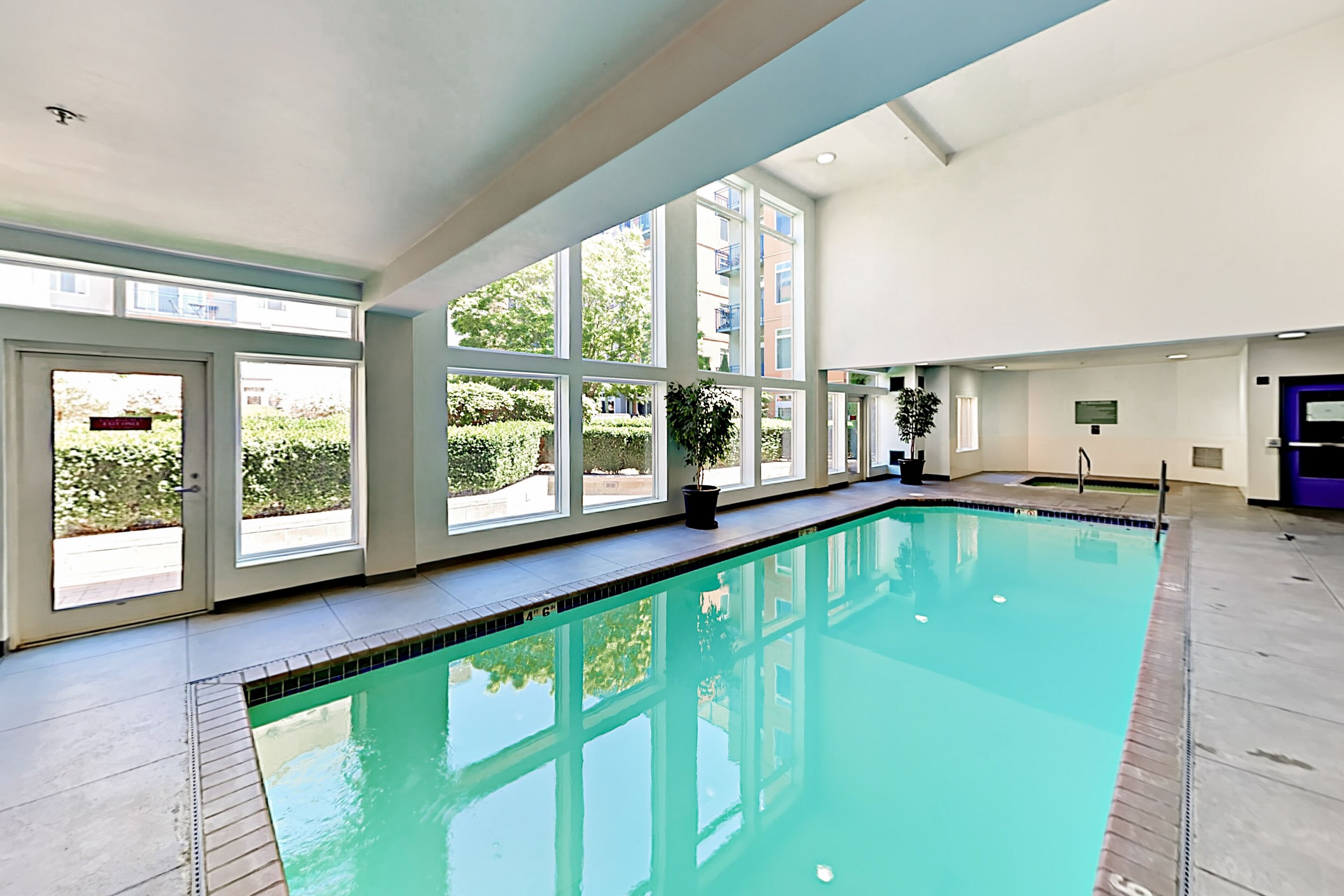 Indoor pool, a heated pool