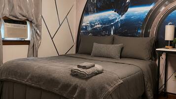 Hypo-allergenic bedding, memory foam beds, individually decorated