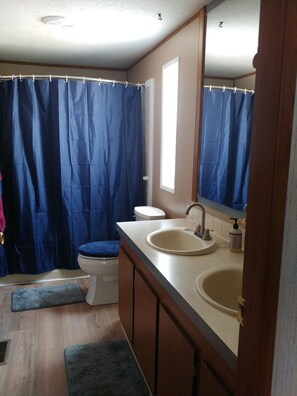 Combined shower/bathtub - Welcome Home! (Christmas Valley)
