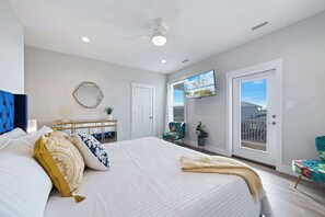 4 habitaciones, tabla de planchar con plancha, wifi y ropa de cama