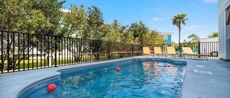 Una piscina climatizada