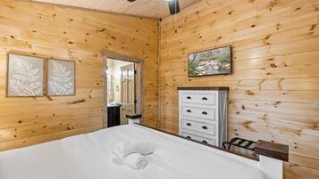 8 bedrooms, down comforters, laptop workspace, iron/ironing board