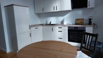 Fridge, oven, dishwasher, electric kettle