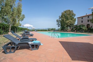 Pool - Cerboli Apartment with Sea View, Wi-Fi, Pool, and Air Conditioning (Riotorto)