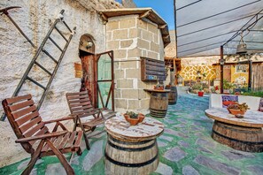 Terrace/patio - Pet-Friendly Holiday Home Casas Cueva Alfer 1 with Sea View, Garden & Wi-Fi (Fasnia)