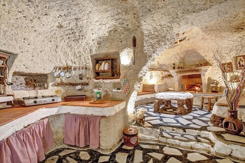 Haustierfreundliches Ferienhaus Casas Cueva Alfer 1 mit Meerblick, Garten und WLAN